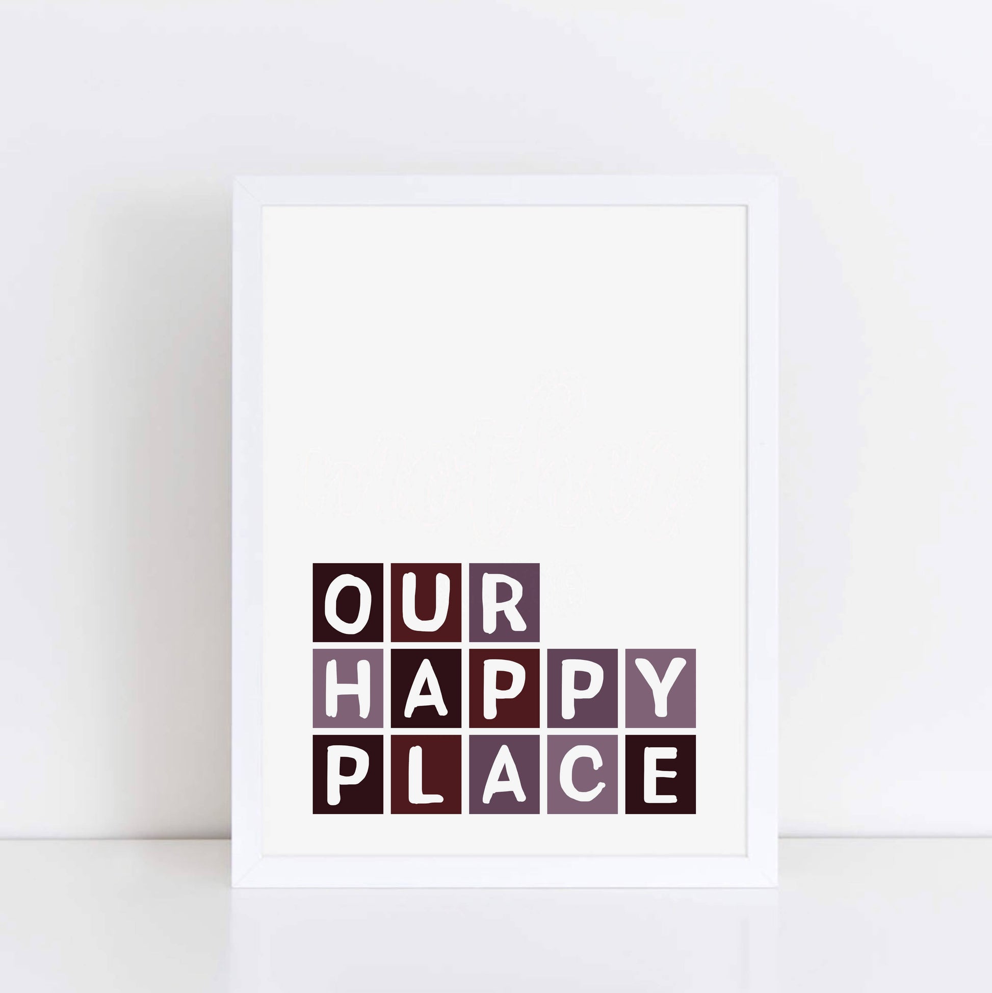 Our Happy Place Print by SixElevenCreations Product Code SEP0056