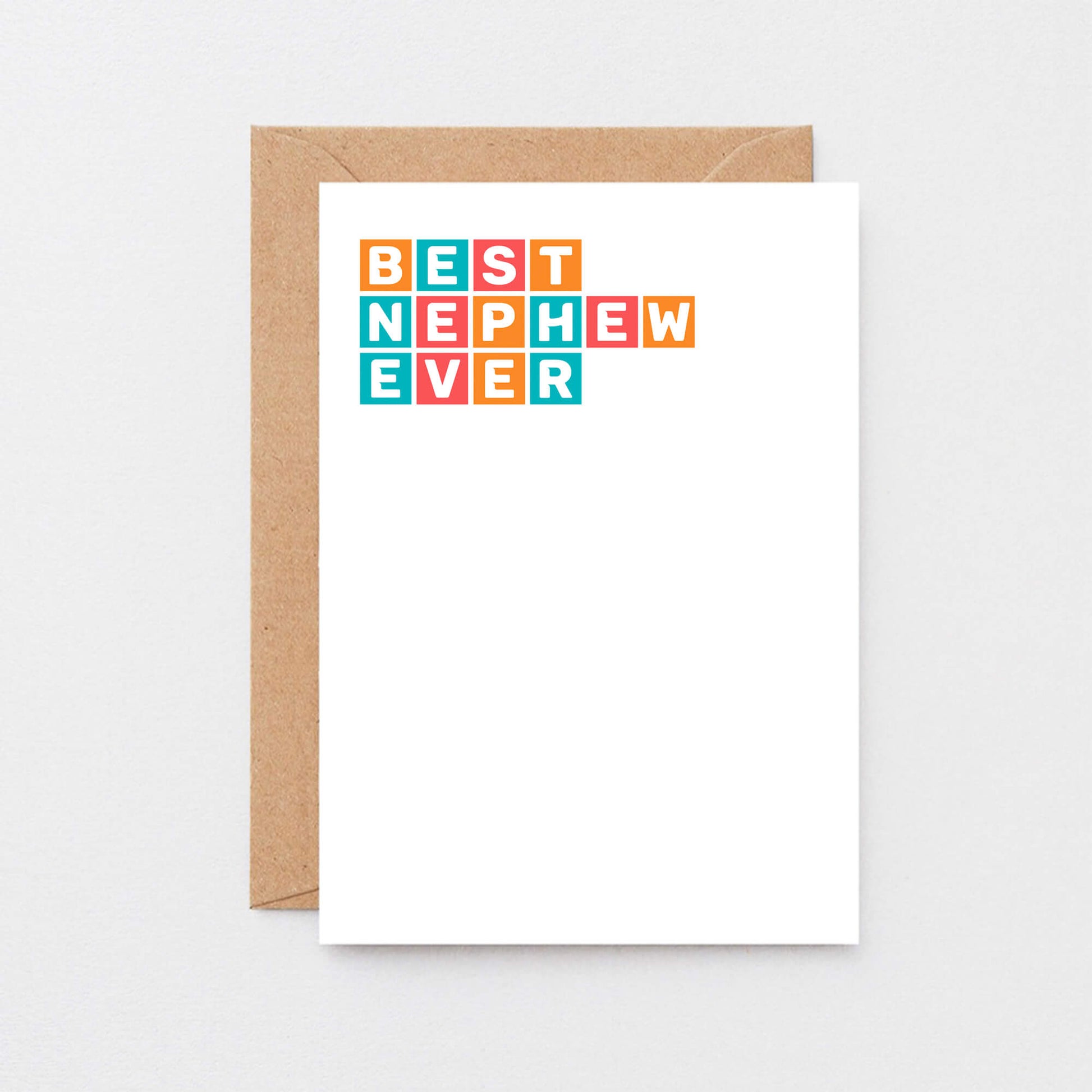 Best Nephew Ever Card by SixElevenCreations. Product Code SE0363A6