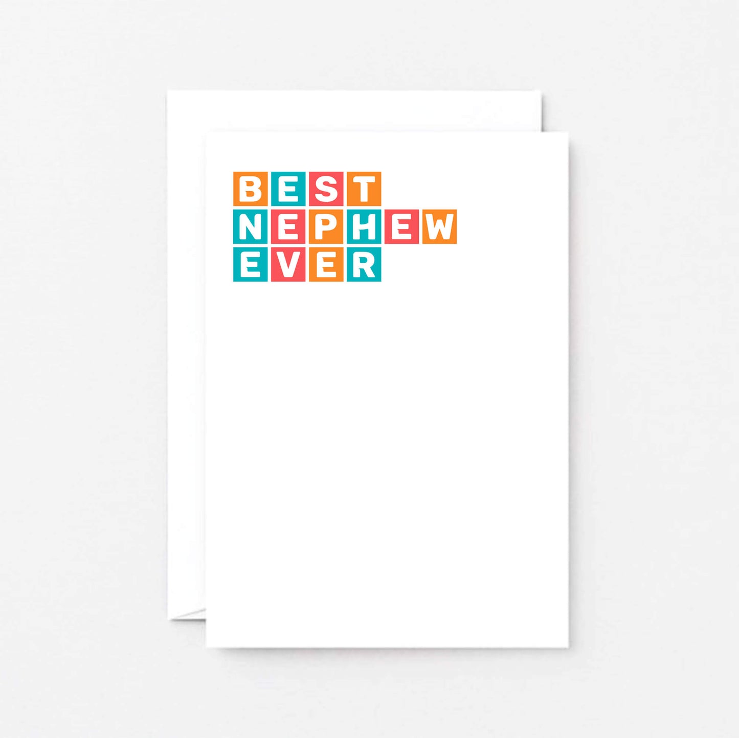 Best Nephew Ever Card by SixElevenCreations. Product Code SE0363A6