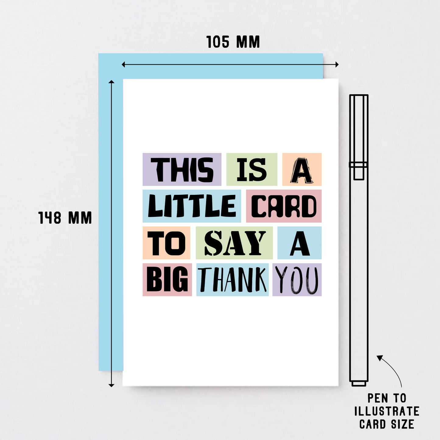 Thank You Card by SixElevenCreations Product Code SE0014A6