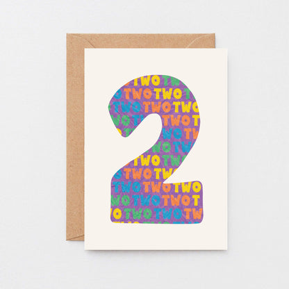 Two Years Old Card by SixElevenCreations. Product Code SE4102A6