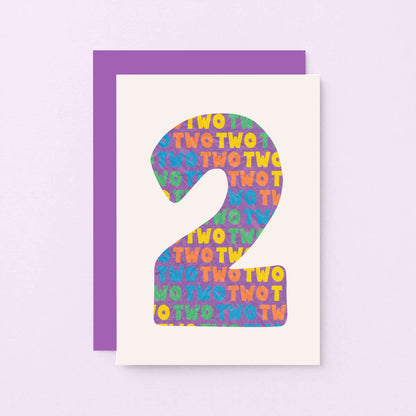 Two Years Old Card by SixElevenCreations. Product Code SE4102A6