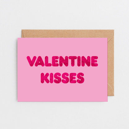 Valentine Kisses Card by SixElevenCreations. Product Code SEV0101A6